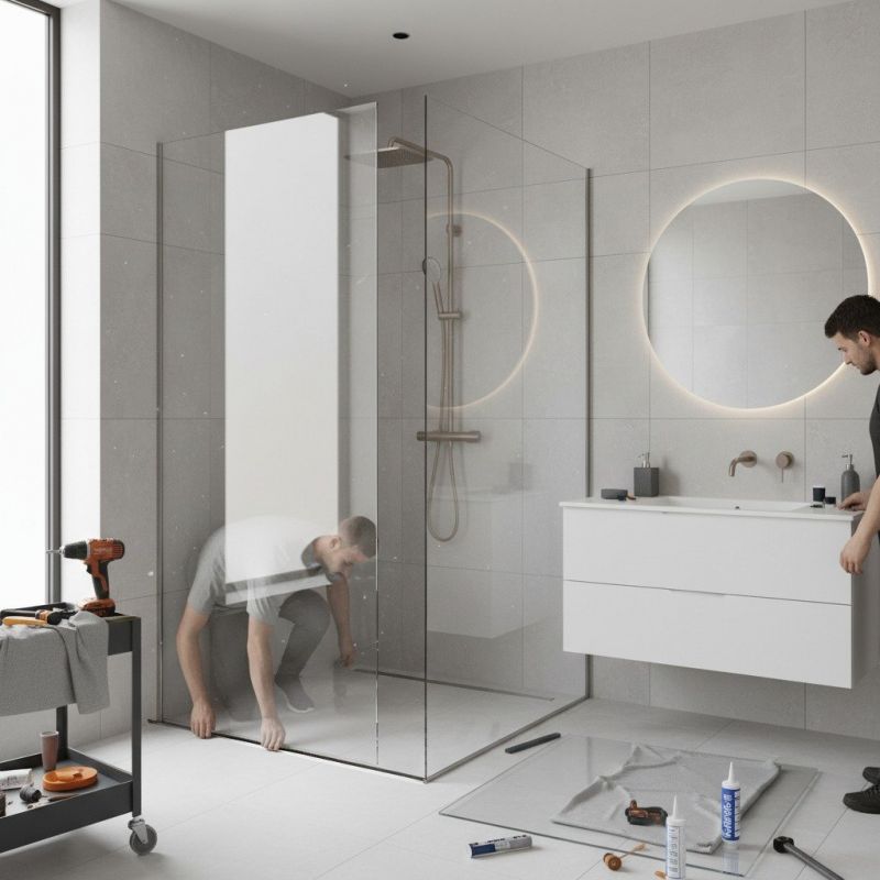 Shower Glass Replacement detail